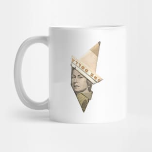 Young Queen Elizabeth II / Money Origami Mug